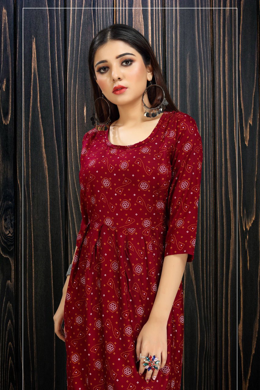 Tip Top Feeding Top Tunic House Designer Party Wer Printed Kurti collection